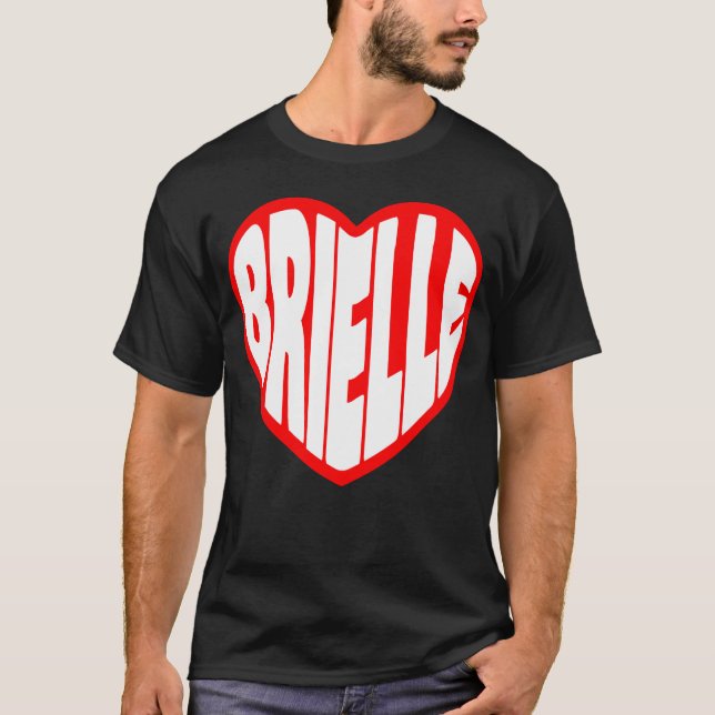 T-shirt Brielle in my Heart girl (Devant)
