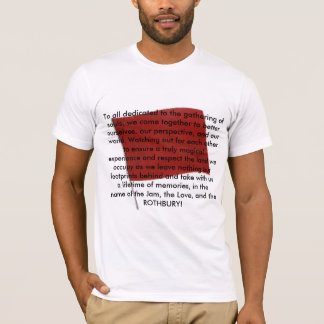 T-shirt Brigade de drapeau rouge de Rothbury