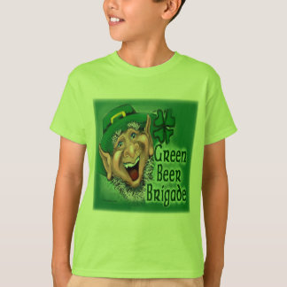T-shirt Brigade de la bière verte