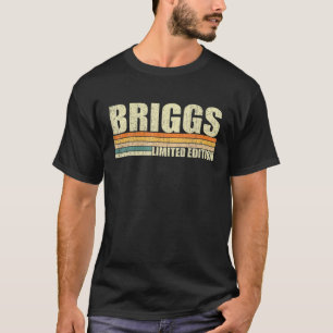 T-shirt Briggs Nom cadeau Personnalisé Funny Retro Vintag