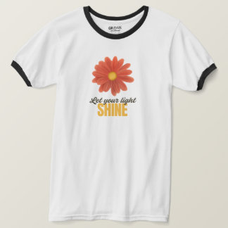 T-shirt Bright Bloom – Uplifting Floral Quote Art