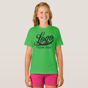 T-shirt Bright Green Company Logo Swag Business Kids Girls