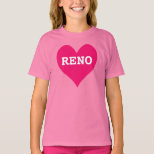 T-shirt Bright Pink Heart Reno
