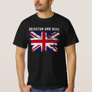 T-shirt Brighton And Hove UK Flag British Souvenir Cool