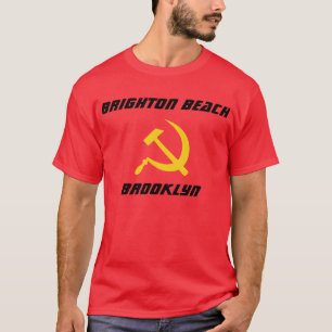T-shirt Brighton Beach, Brooklyn Hammer & Sickle Soviet