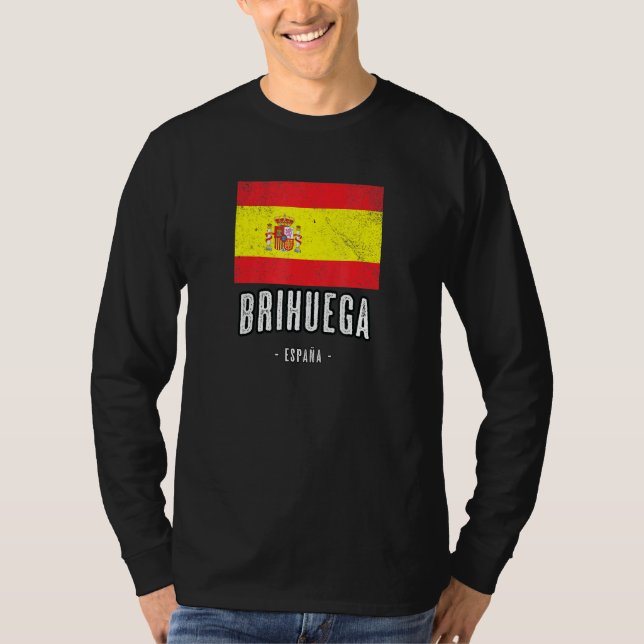 T-shirt Brihuega Espagne Es Drapeau Ville Bandera Ropa (Devant)