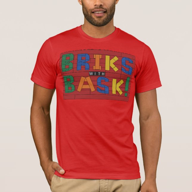 T-shirt Briks with Bask! Shirt (Devant)