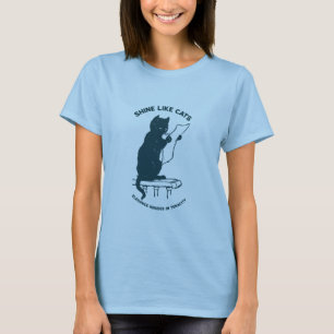 T-shirt Brillant Comme Des Chats : Où L'Élégance Rencontre