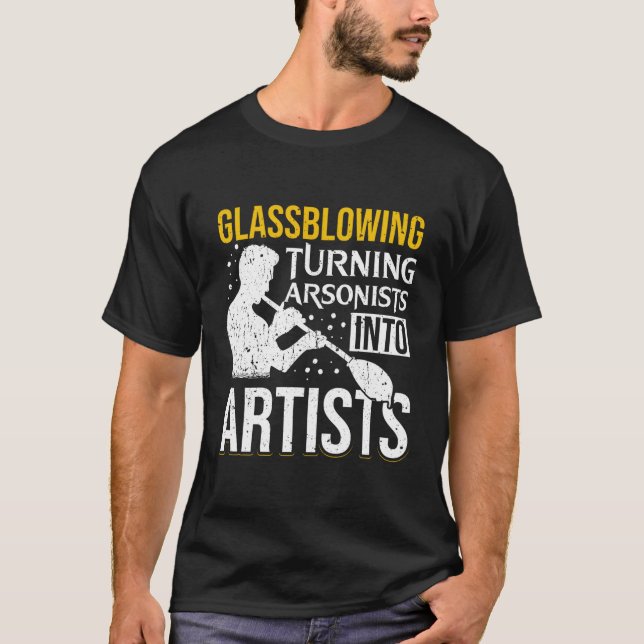 T-shirt Brillant De Verre Transforme Les Arsonistes En Gla (Devant)
