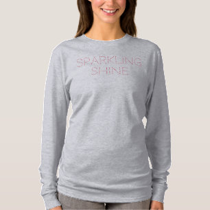 T-shirt brillant étincelant