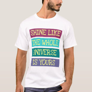 T-shirt Brille comme tout l'univers est à toi
