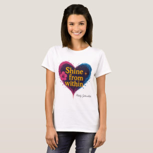 T-shirt Brille de l'intérieur - Inspirationnel Graphisme c