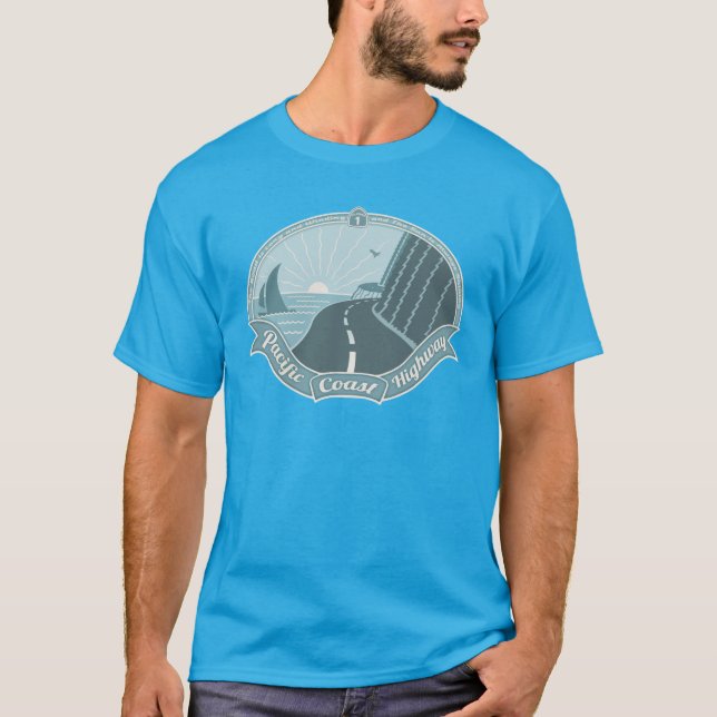 T-shirt Briller de enroulement de PCH (Devant)