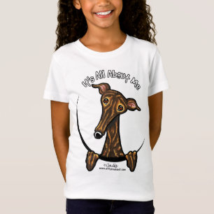 T-Shirt Brindle foncé Greyhound IAAM