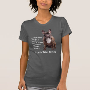 T-shirt Brindle French Bulldog Maman