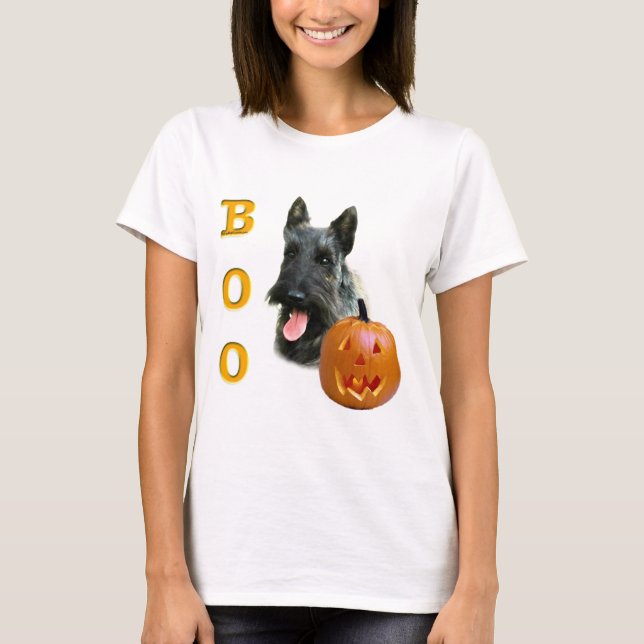T-shirt Brindle Scottish Terrier Boo (Devant)
