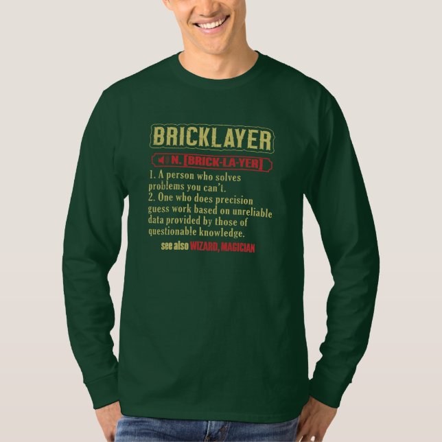 T-shirt Brique brique Construction brique  (Devant)