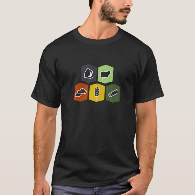 T-shirt Brique de mouton de jeu de plateau (Devant)