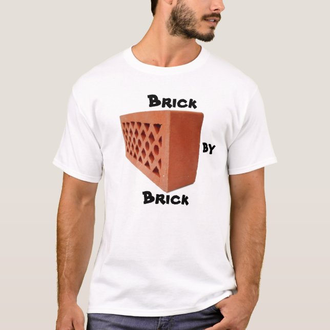T-shirt Brique par la brique (Devant)