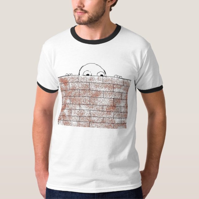 T-shirt Brique paranoïde - chemise (Devant)