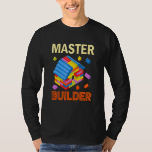 T-shirt Briques de Master Builder garçons Blocs de constru