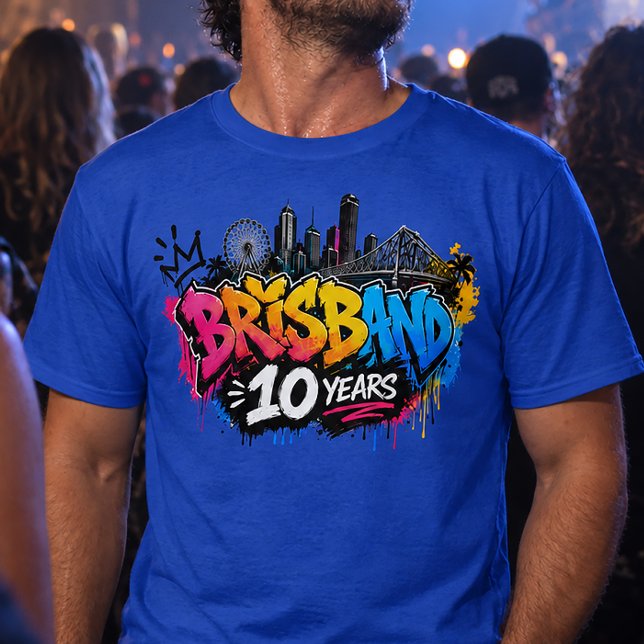 T-shirt Brisbane 10 ans (Créateur téléchargé)