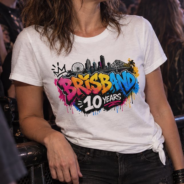 T-shirt Brisbane 10 ans (Créateur téléchargé)