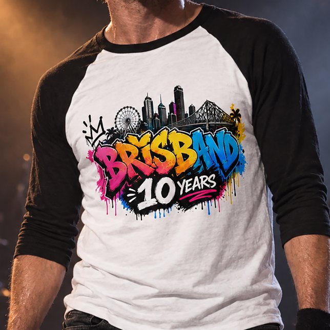 T-shirt Brisbane 10 ans (Créateur téléchargé)