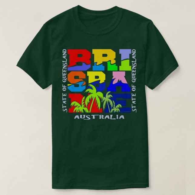 T-shirt Brisbane Australie (Design devant)