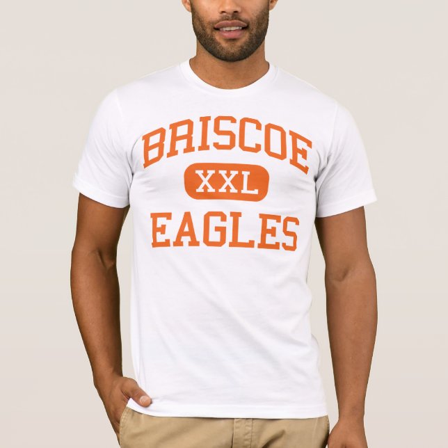 T-shirt Briscoe - aigles - junior - Richmond le Texas (Devant)