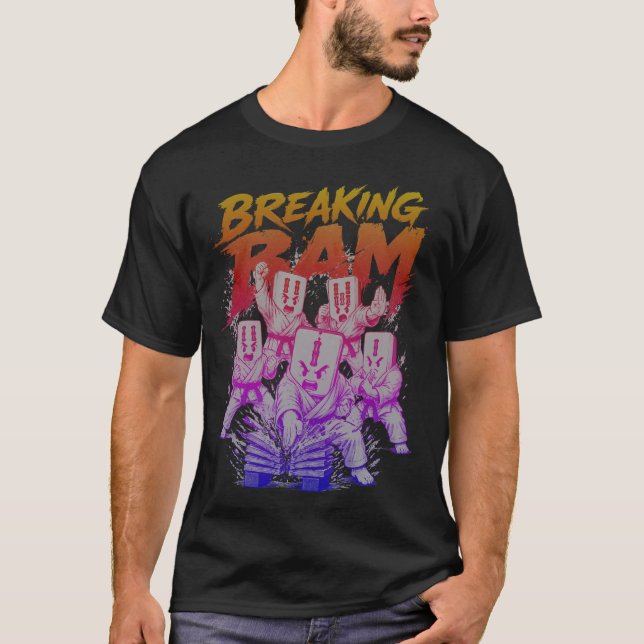 T-shirt Brise BAM, humour Mahjong (Devant)