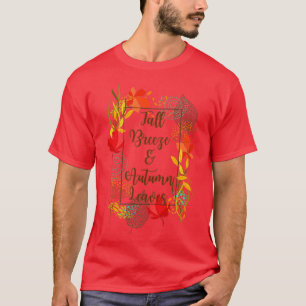 T-shirt Brise d'automne et feuilles d'automne