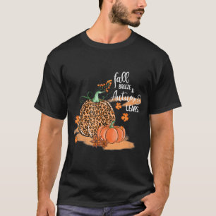 T-shirt Brise d'automne et Feuilles d'automne Épice Citrou