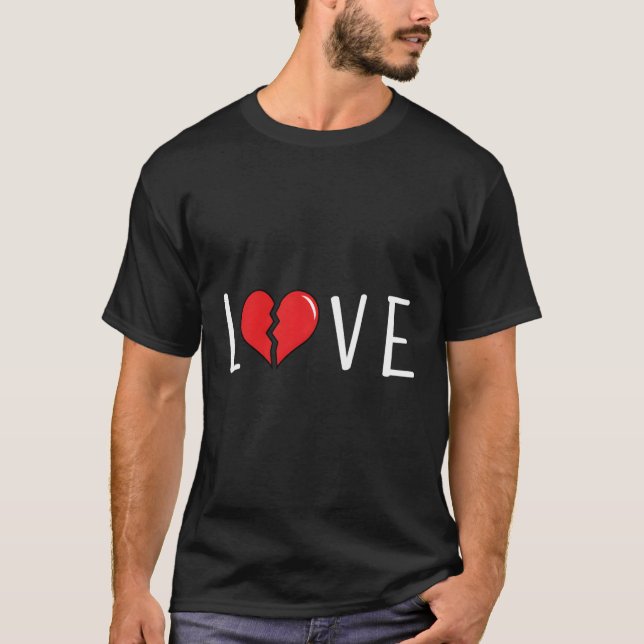 T-shirt Brisé Il Hebreak Love (Devant)