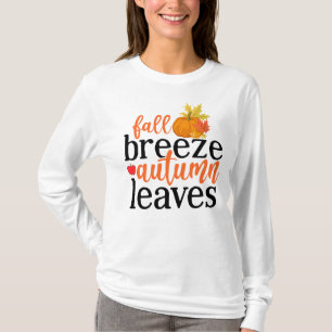 T-shirt Brise saisonnière d'automne laisse l'art de la par
