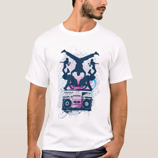 T-shirt Briseur Boombox, hommes (Devant)