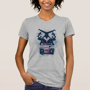 T-shirt Briseurs et Boombox, femmes