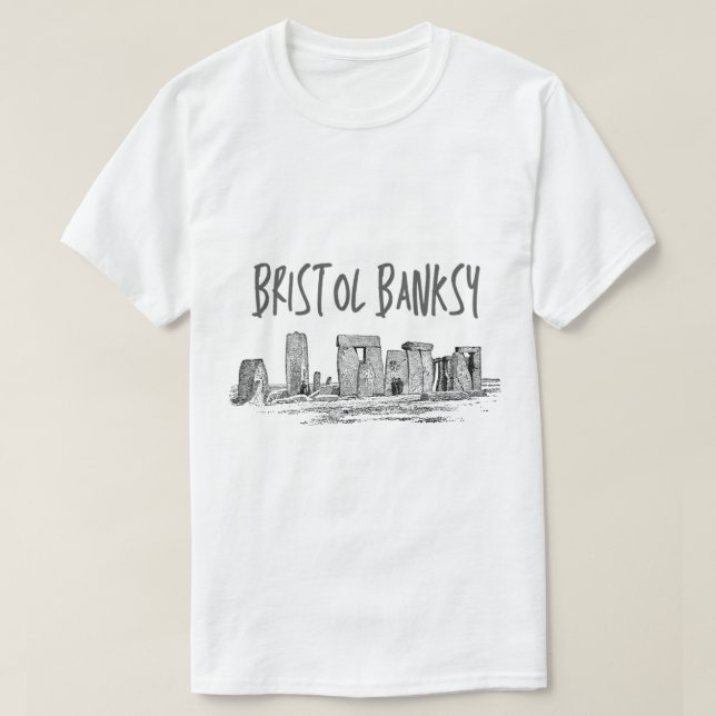 T-shirt Bristol Banksy, Bristol Banksy Graphisme, Don Pour (Design devant)