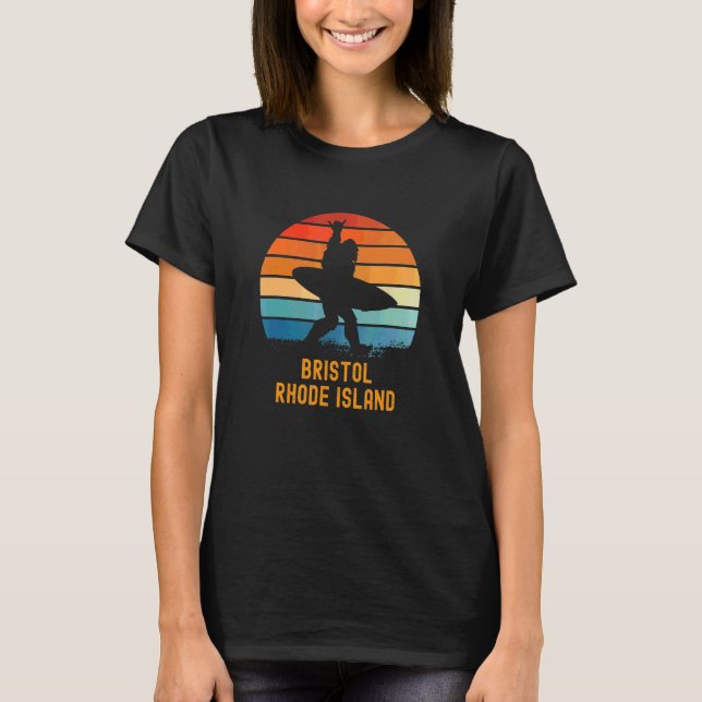 T-shirt Bristol Rhode Island Sasquatch Souvenir (Devant)