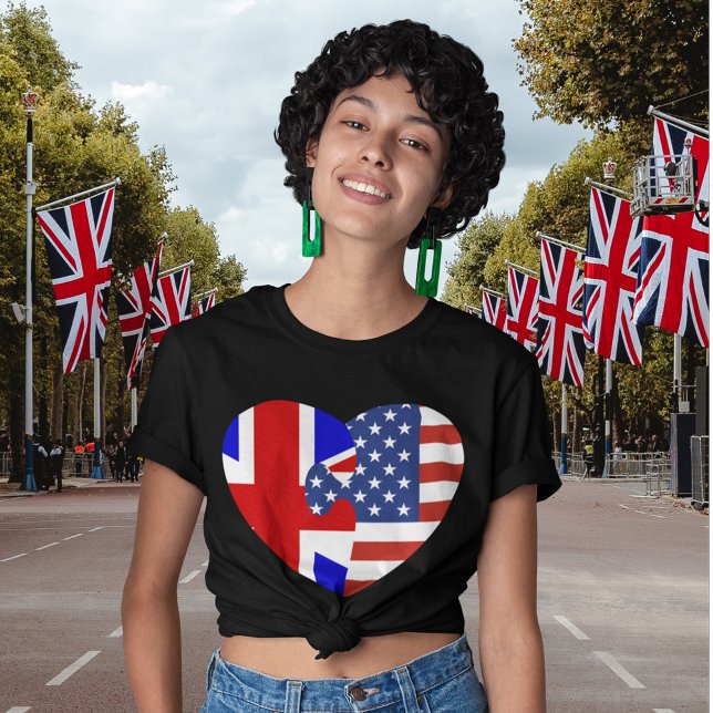 T-shirt britannique américain (British American T Shirt for Women)