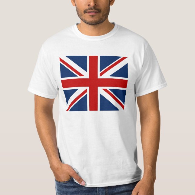 T-shirt britannique de drapeau (Devant)