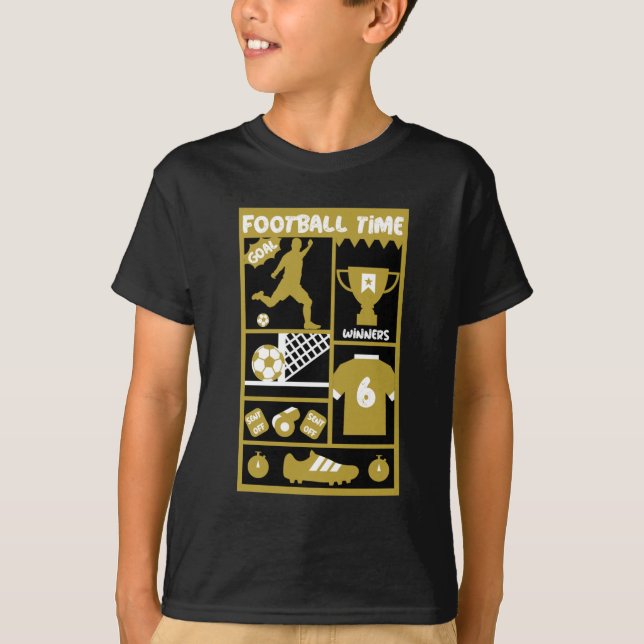 T-shirt britannique de football (Devant)