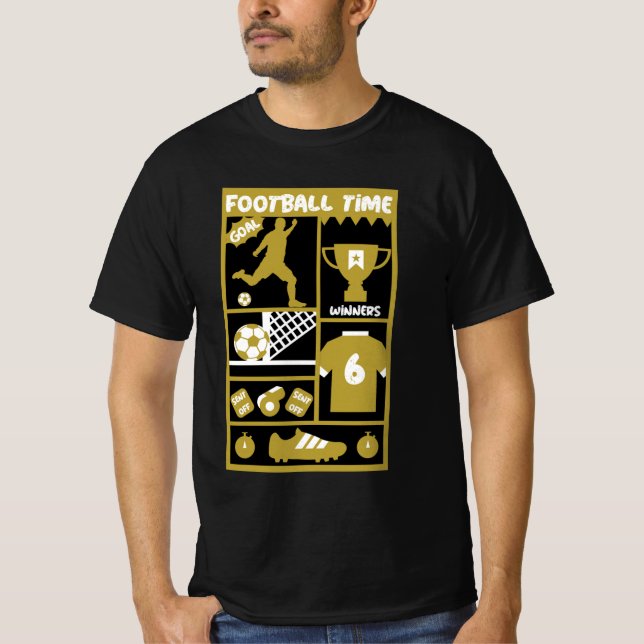 T-shirt britannique de football (Devant)