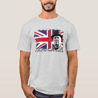 T-shirt britannique Winston Churchill masculin