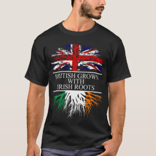 T-shirt Britanniques cultivés avec des racines irlandaise