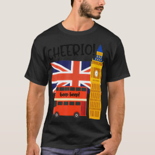 T-shirt British Flag United Kingdom England Quote Travel B