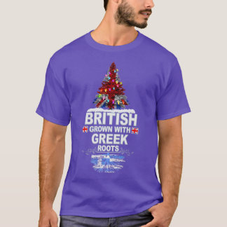 T-shirt British Grosse avec des racines grecques cadeau po