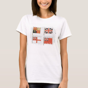T-shirt British Maritime Flags, tiré d'un livre français d