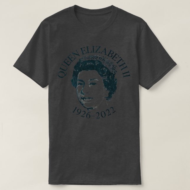 T-shirt British Queens Platinum Jubilee (Design devant)
