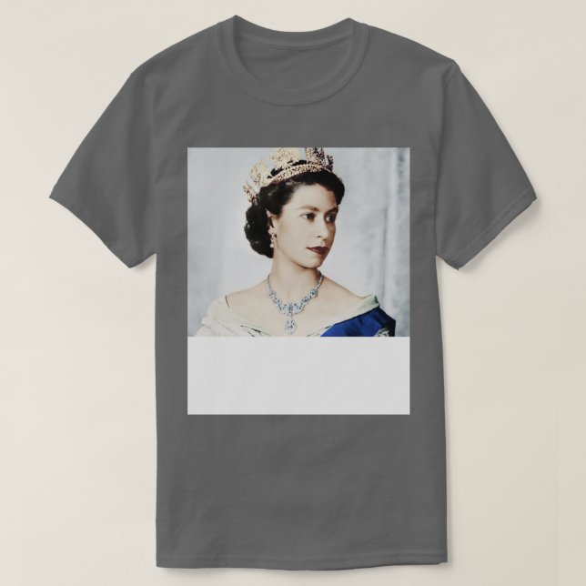 T-shirt British Queens Platinum Jubilee (Design devant)